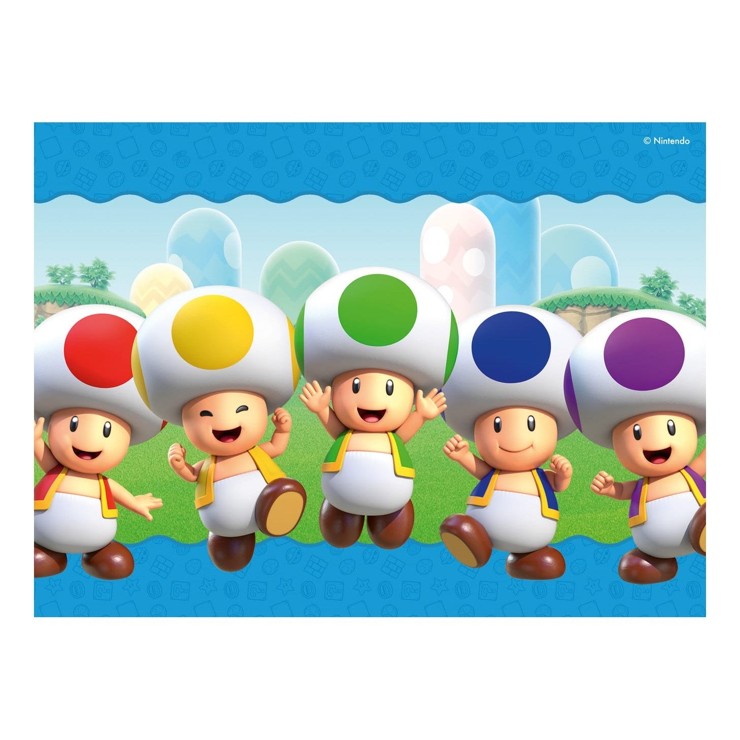 Ravensburger 4 x 49 Piece Jigsaw Puzzle Set Super Mario Theme for Kids Featuring Mario Luigi Toads and Friends 4005555041078