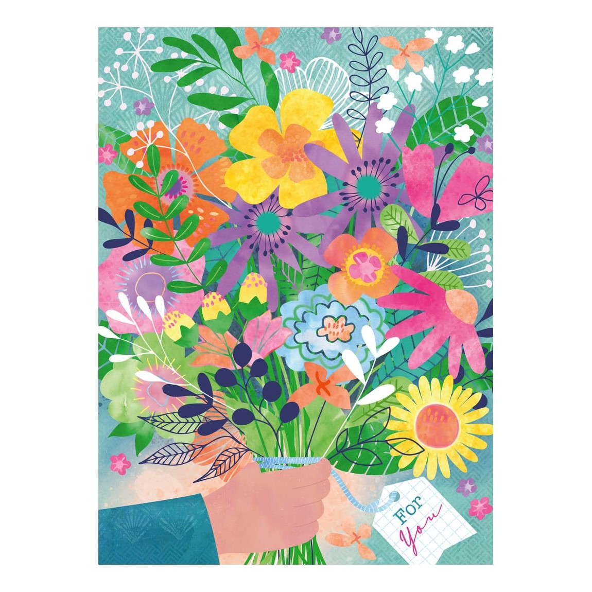 Ravensburger 500 Piece Jigsaw Puzzle Flowers Bouquet For You Floral Garden Colorful Artwork 4005555017950