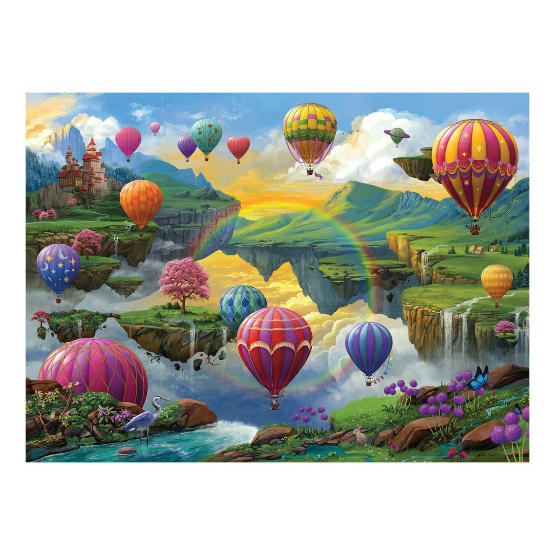 Ravensburger Air Balloon Valley 500pc Puzzle
