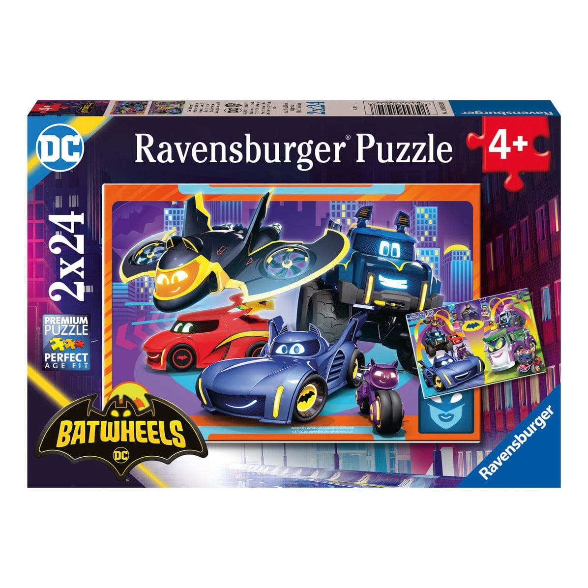 Ravensburger Batwheels 2x24pc Jigsaw Puzzle Set 4005555010548