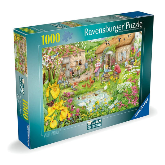 Ravensburger Cosy Cafe No.3 Valley Farm Cafe 1000pc Puzzle 4005555014546