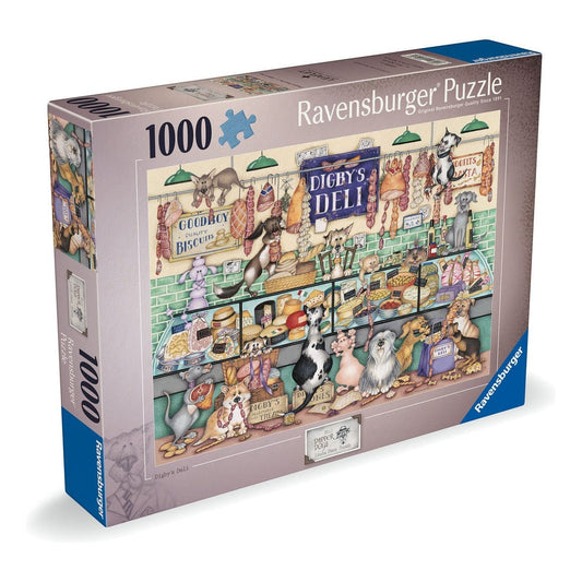 Ravensburger Dapper Dogs No.1 Digby's Deli 1000pc Puzzle 4005555014539