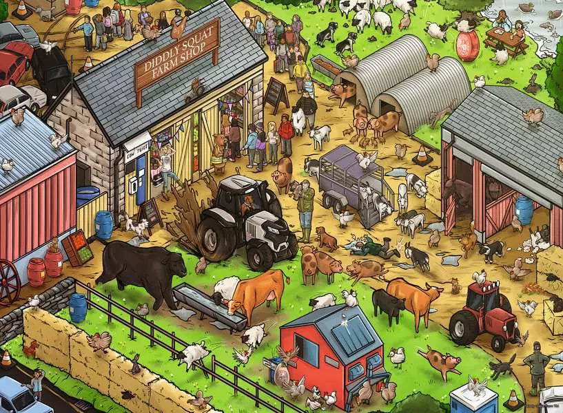 Ravensburger - Diddly Squat Farm XXL 100 piece Jigsaw Puzzle 4005555047612