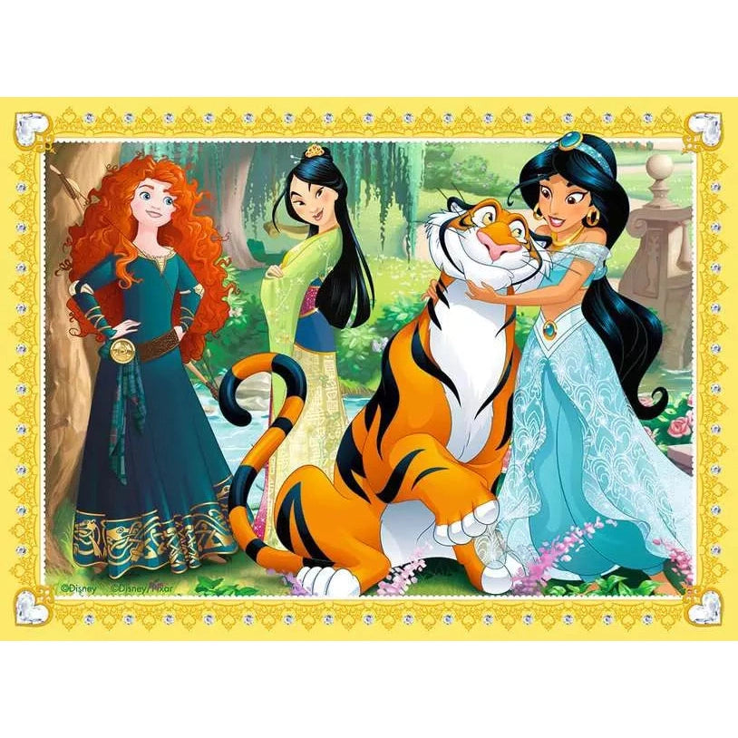 Ravensburger -Disney Princess, 4 in a Box - 12, 16, 20, 24 Pieces Puzzle 4005556073979