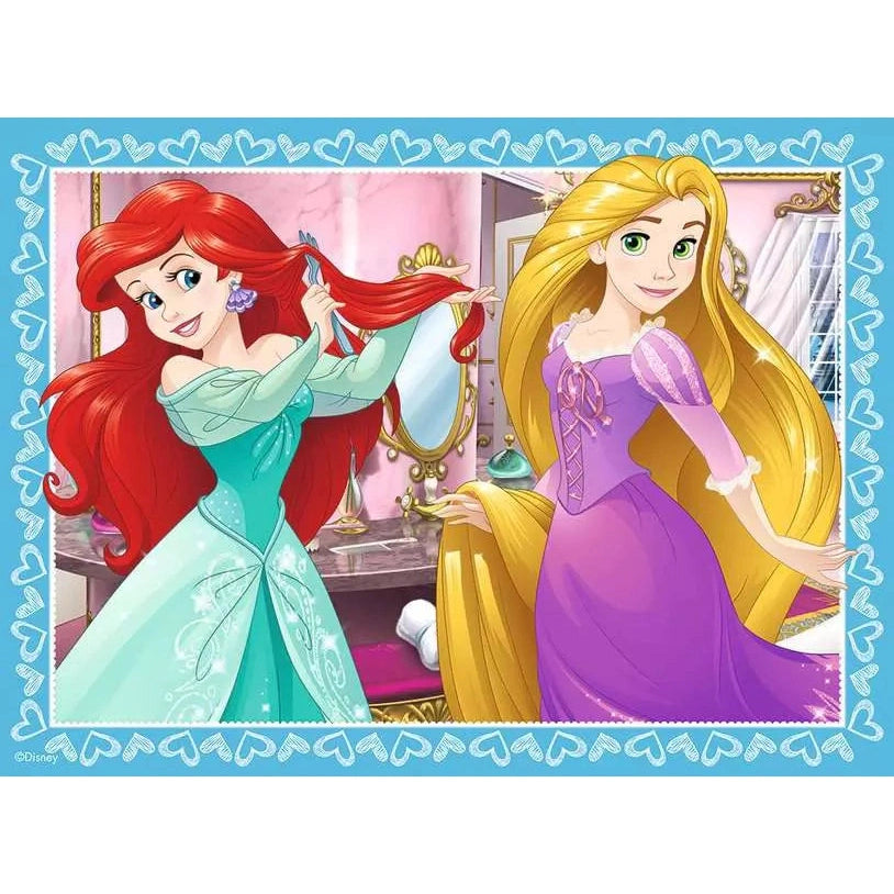 Ravensburger -Disney Princess, 4 in a Box - 12, 16, 20, 24 Pieces Puzzle 4005556073979