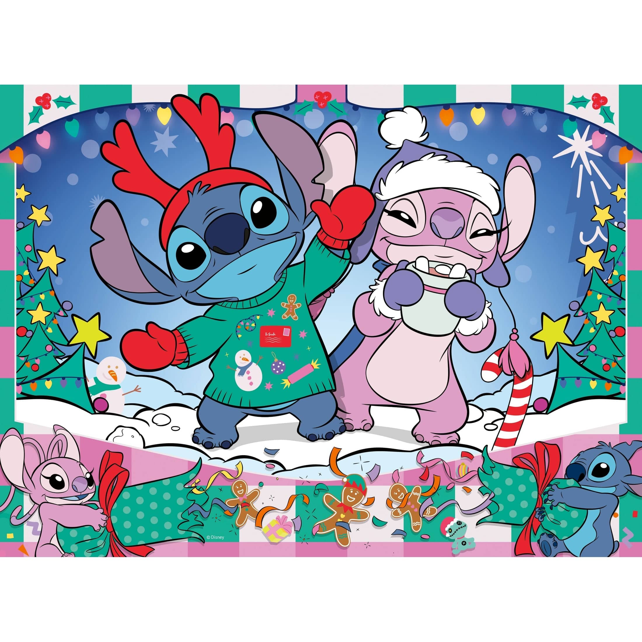 Ravensburger Disney Stitch Christmas 100pc XXL Jigsaw Puzzle 4005555040309