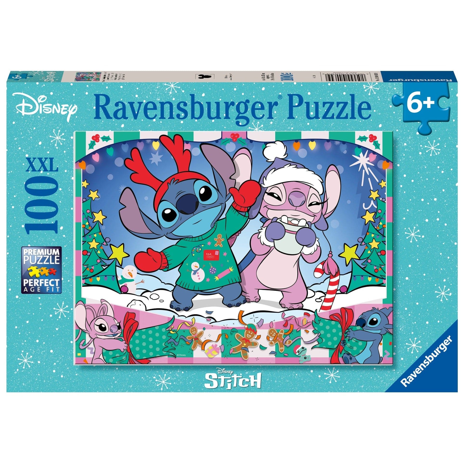 Ravensburger Disney Stitch Christmas 100pc XXL Jigsaw Puzzle 4005555040309