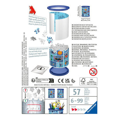 Ravensburger: Disney Stitch Pencil Holder 3D Puzzle 54pc Puzzle
