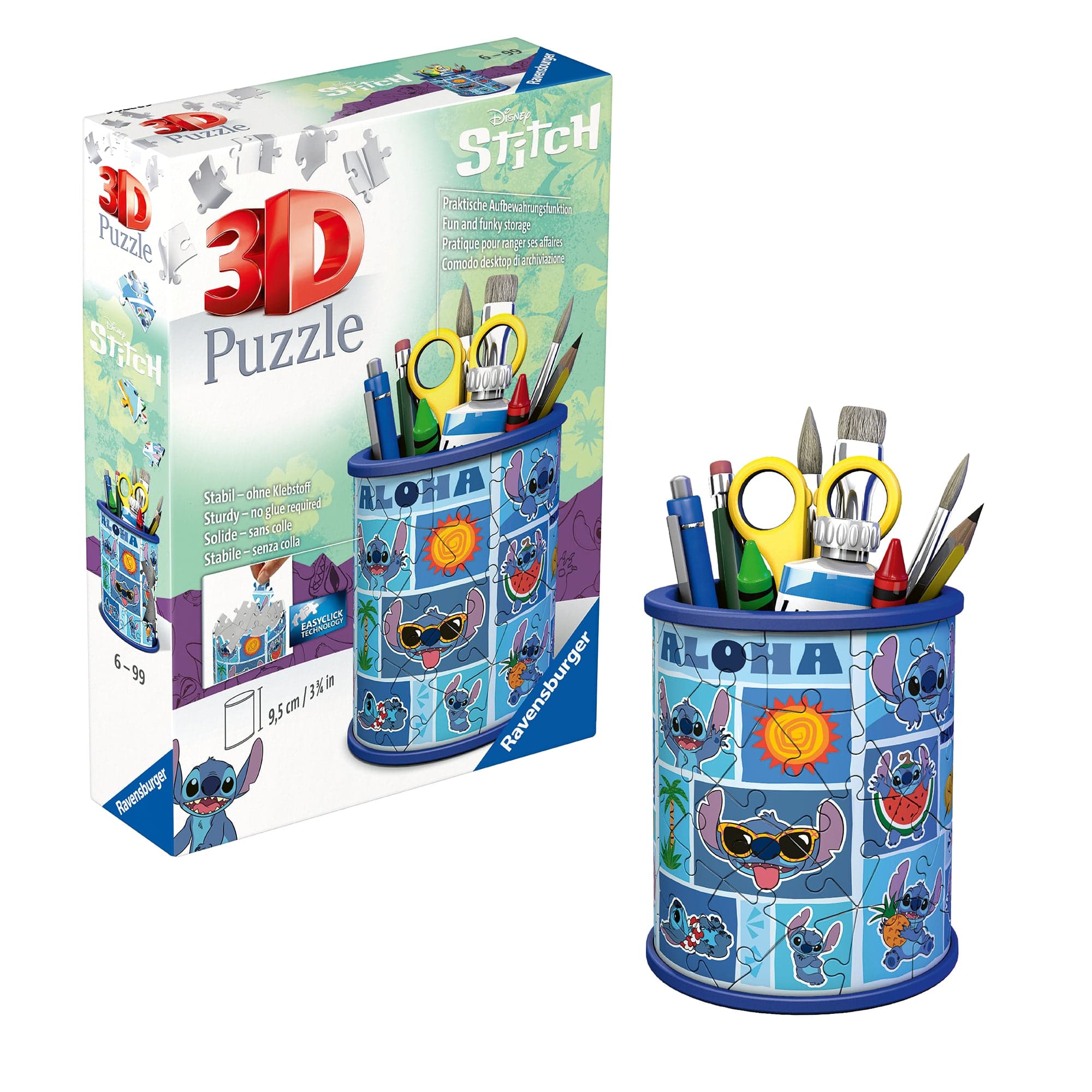 Ravensburger: Disney Stitch Pencil Holder 3D Puzzle 54pc Puzzle