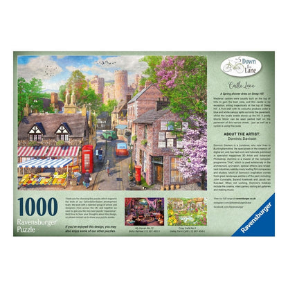 Ravensburger Down The Lane No.5 Castle Lane 1000pc Puzzle 4005555014577