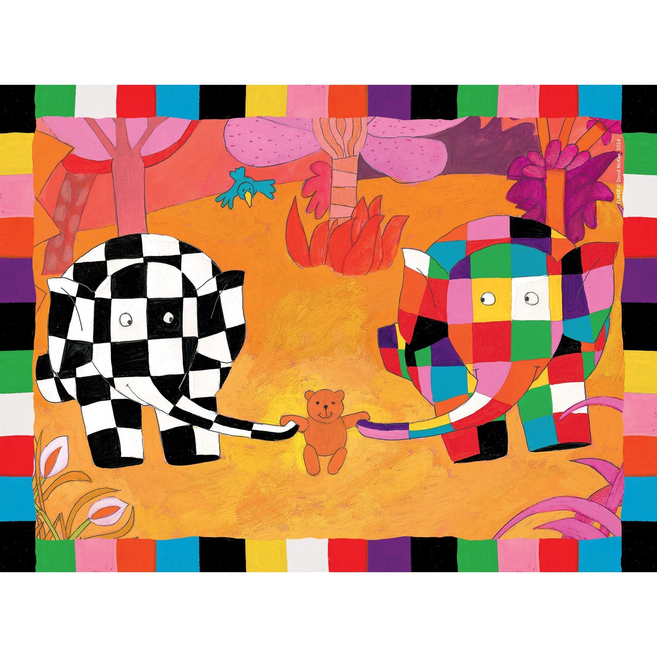 Ravensburger Elmer 4 in a Box Jigsaw Puzzle Set 4 Pieces 4005555040613