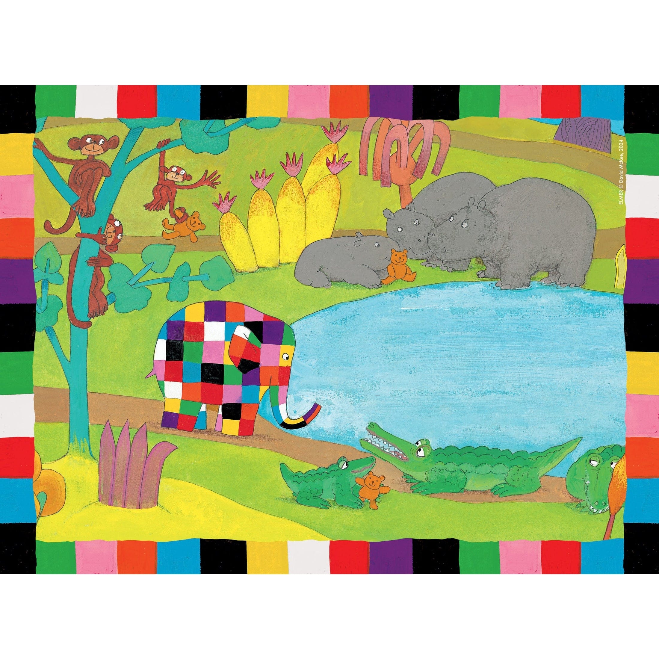Ravensburger Elmer 4 in a Box Jigsaw Puzzle Set 4 Pieces 4005555040613