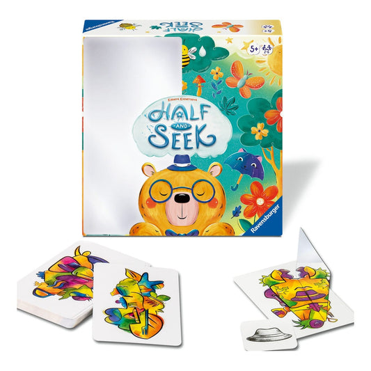 Ravensburger Half and Seek Game Board Game for Kids with Mirrors and Three Variations 4005556249497