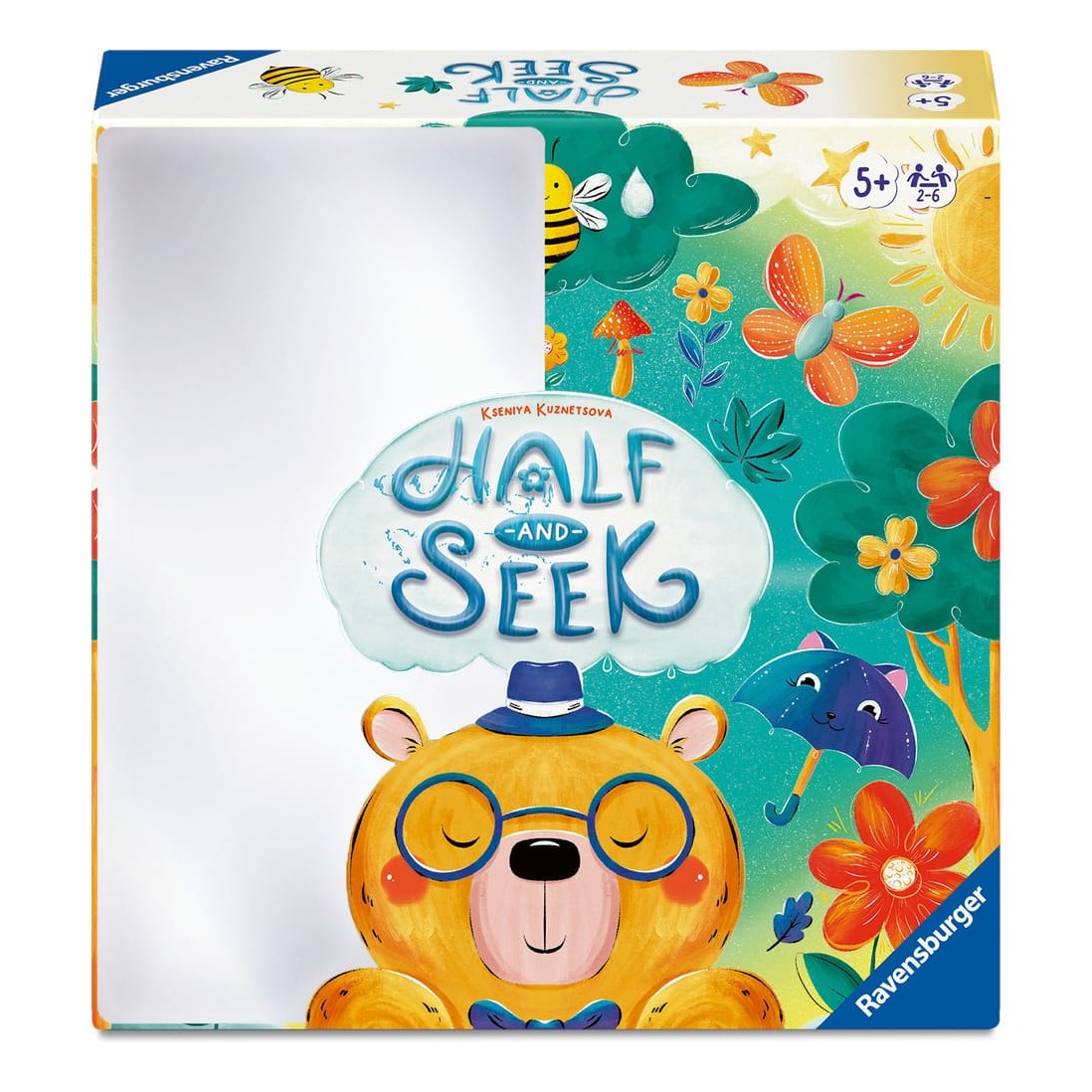 Ravensburger Half and Seek Game Board Game for Kids with Mirrors and Three Variations 4005556249497