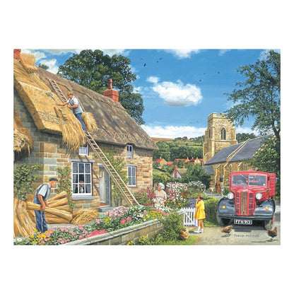 Ravensburger Happy Days No 9 Village Life 4x500pc Jigsaw Puzzle