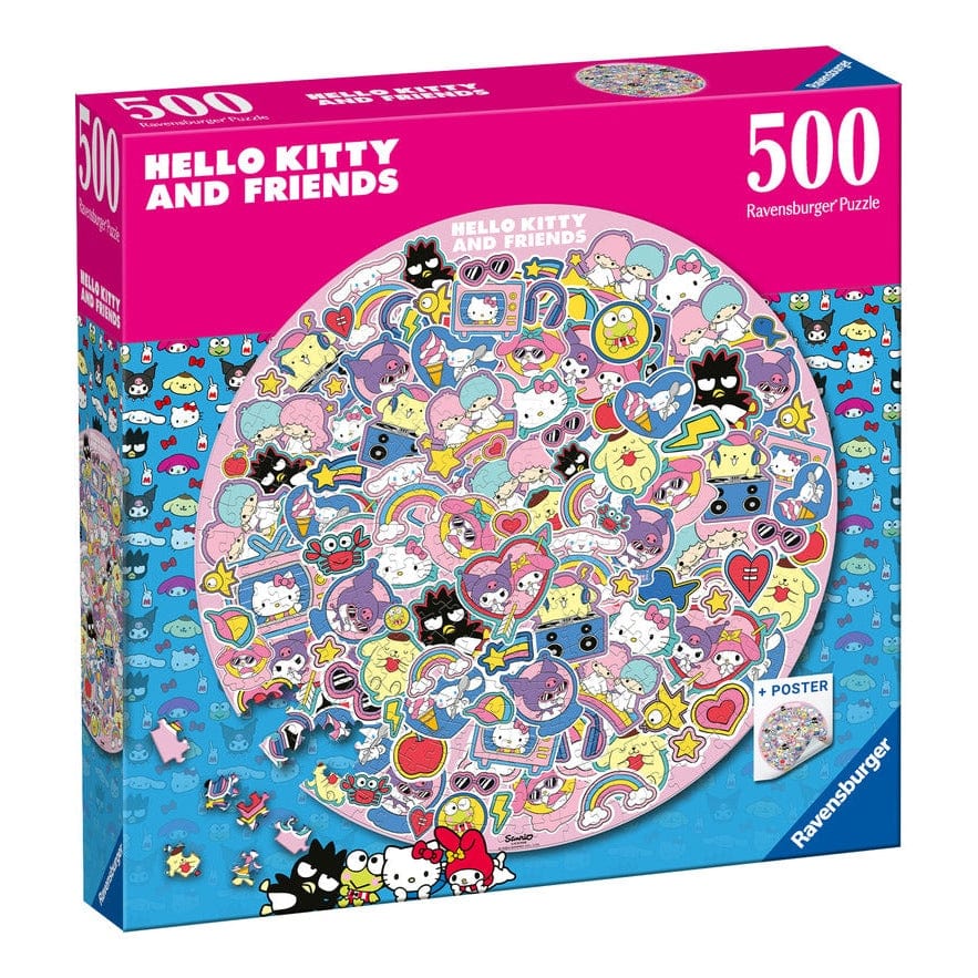 Ravensburger Hello Kitty Circular 500pc Jigsaw Puzzle 4005555013914