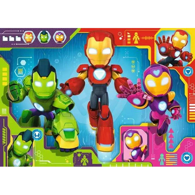Ravensburger - Iron Man & His Awesome Friends Giant Floor Puzzle, 24pc - 24 Pieces Puzzle 4005555042051