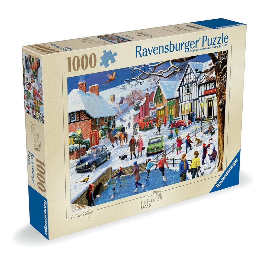 Ravensburger Leisure Day No 3 The Winter Village 1000pc Puzzle
