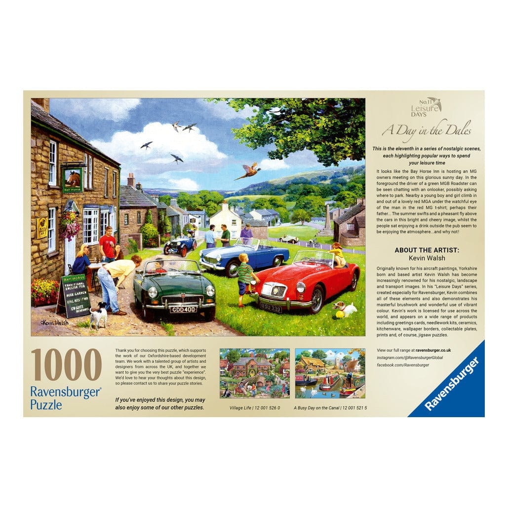 Ravensburger Leisure Days No.11 A Day In The Dales 1000pc Jigsaw Puzzle 4005555015222