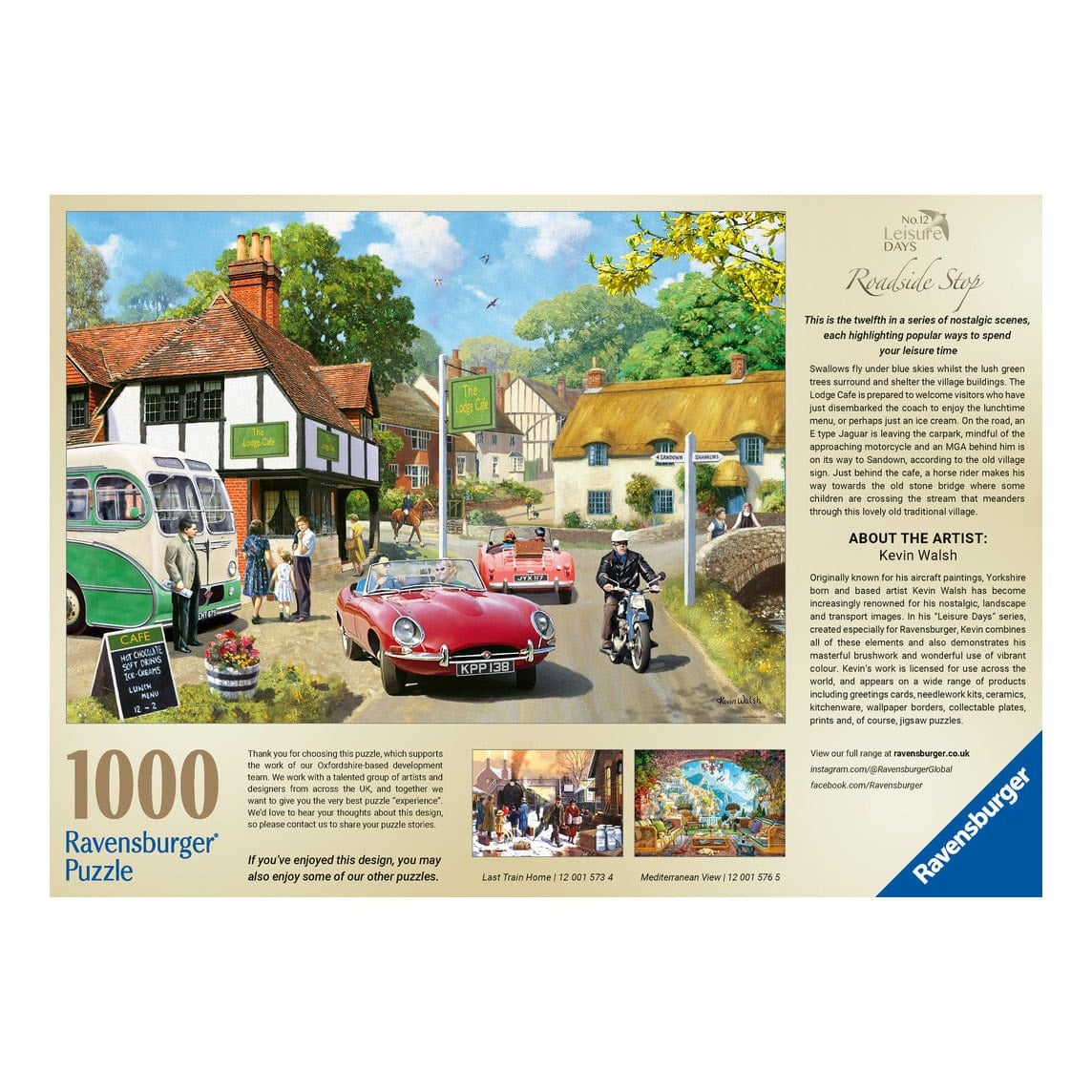 Ravensburger Leisure Days No. 12 Roadside Stop 1000pc Puzzle