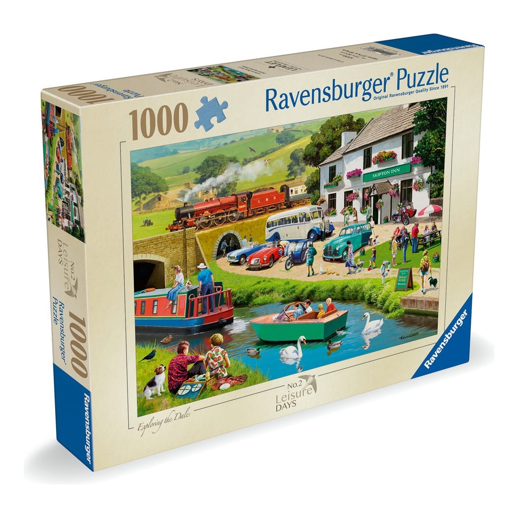 Ravensburger Leisure Days No 2 Exploring The Dales Countryside Leisure Activities 1000 Piece Jigsaw Puzzle 4005555000723