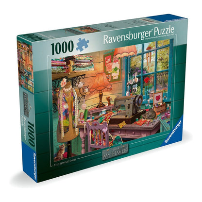 Ravensburger My Haven No 4 The Sewing Shed 1000pc Puzzle 4005555003229