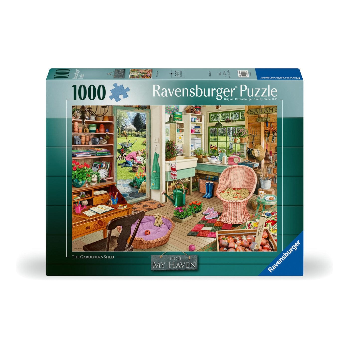 Ravensburger My Haven No 8 The Gardener's Shed 1000pc Puzzle