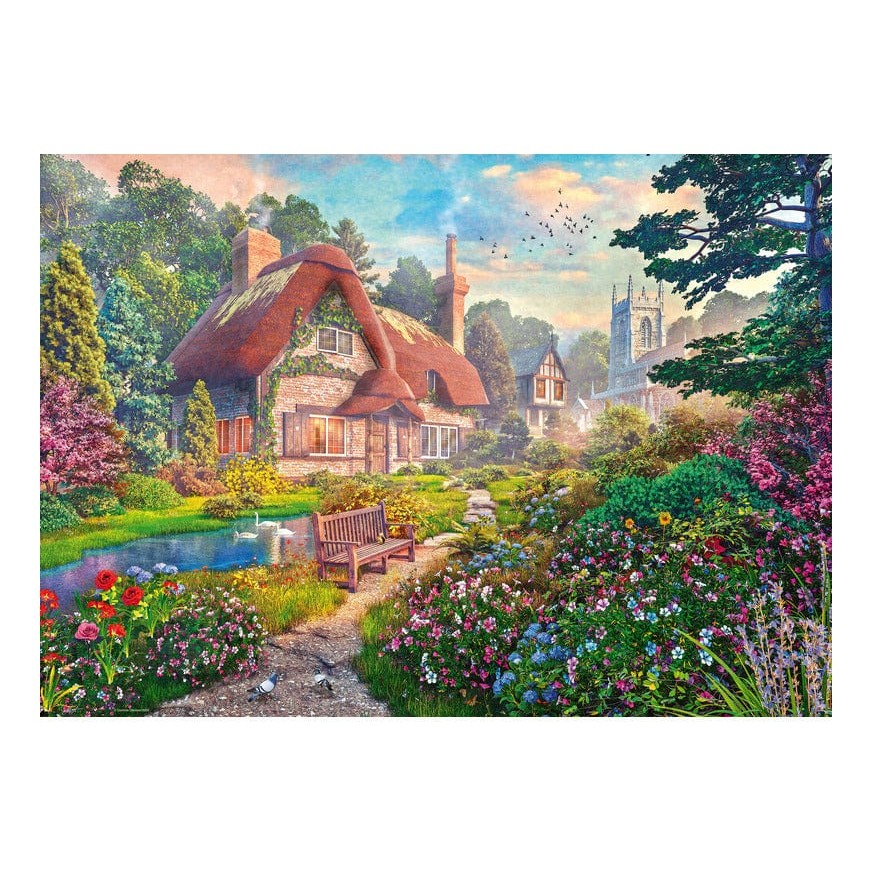 Ravensburger Oak Tree Cottage 1000pc Puzzle 4005555015710