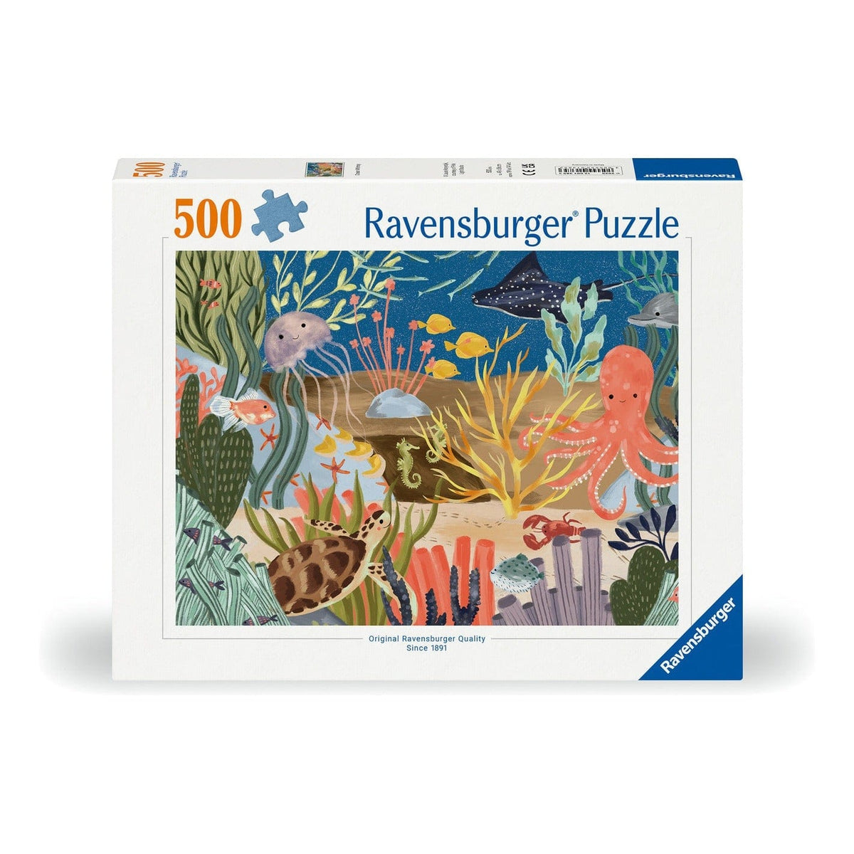 Ravensburger Ocean Whimsy 500pc Jigsaw Puzzle for Adults 4005555013853