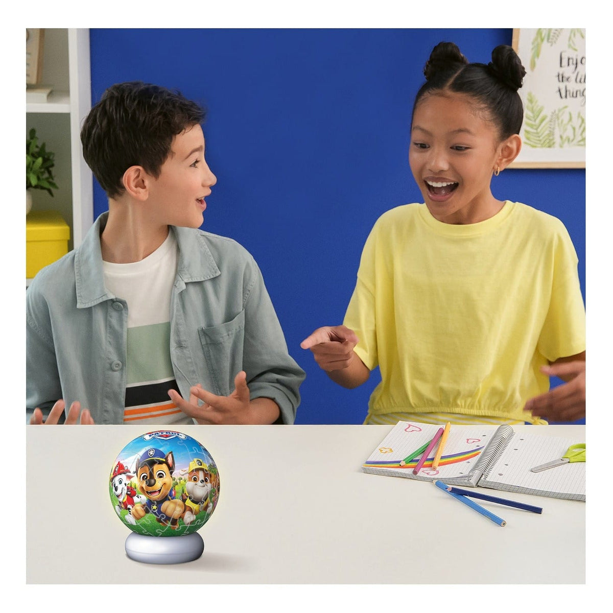 Ravensburger Paw Patrol 72 Piece Jigsaw Puzzle Night Light Ball 3D Collectible Gift 4005555080572