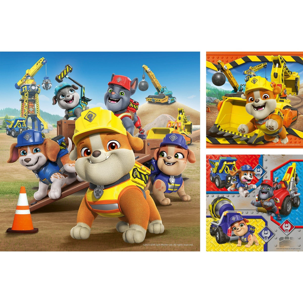 Ravensburger Paw Patrol Rubble & Crew 3x49 Piece Jigsaw Puzzle 4005555041689