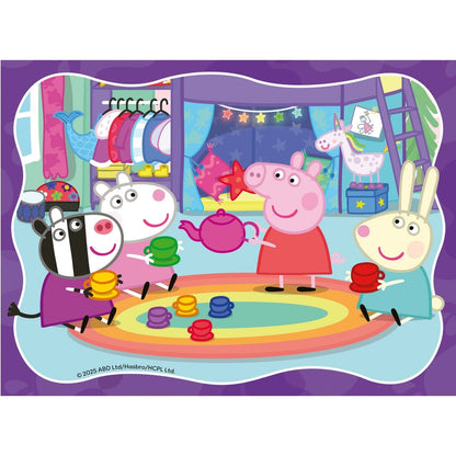 Ravensburger Peppa Pig 4 in a Box Jigsaw Puzzle Set