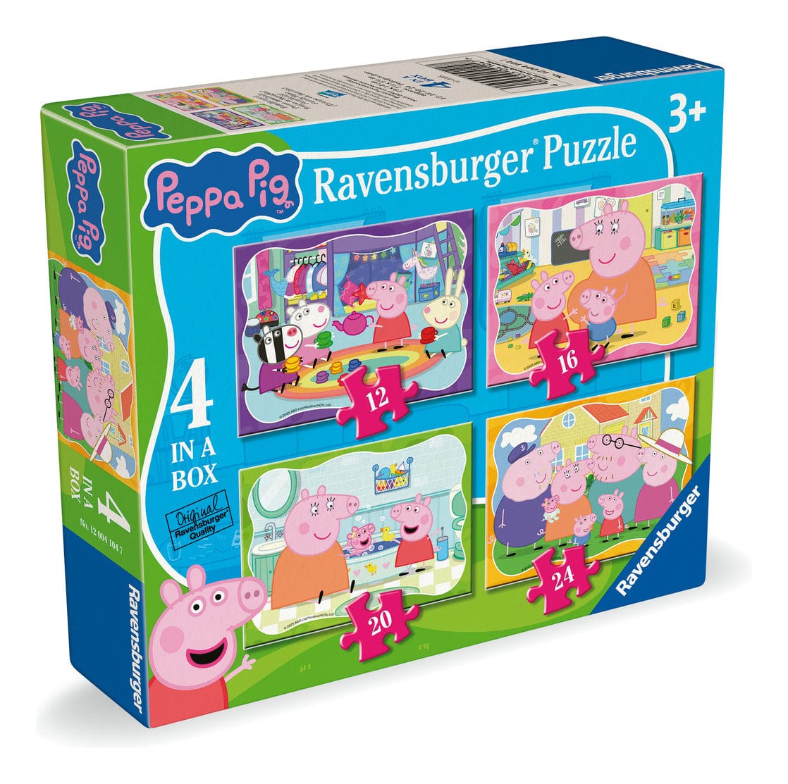 Ravensburger Peppa Pig 4 in a Box Jigsaw Puzzle Set
