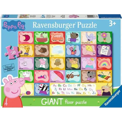Ravensburger - Peppa Pig Alphabet Giant Floor Puzzle - 30 Pieces Puzzle 4005556031160
