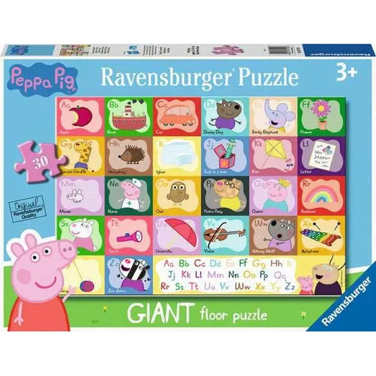 Ravensburger - Peppa Pig Alphabet Giant Floor Puzzle - 30 Pieces Puzzle 4005556031160