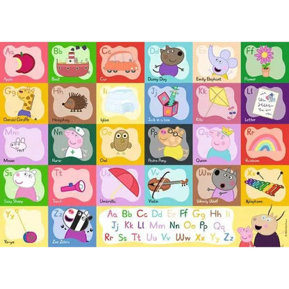 Ravensburger - Peppa Pig Alphabet Giant Floor Puzzle - 30 Pieces Puzzle 4005556031160
