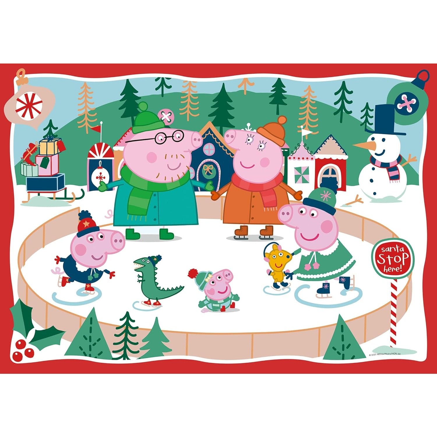 Ravensburger Peppa Pig Christmas 24 piece Giant Floor Puzzle 4005555041863