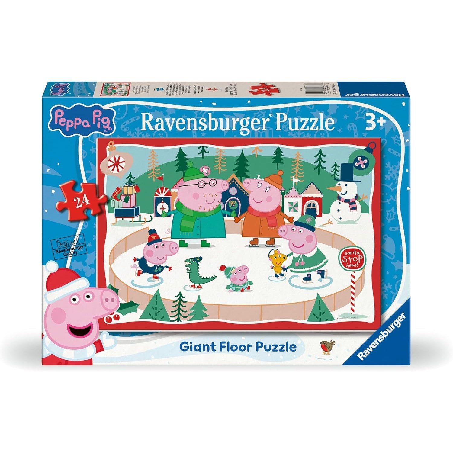 Ravensburger Peppa Pig Christmas 24 piece Giant Floor Puzzle 4005555041863
