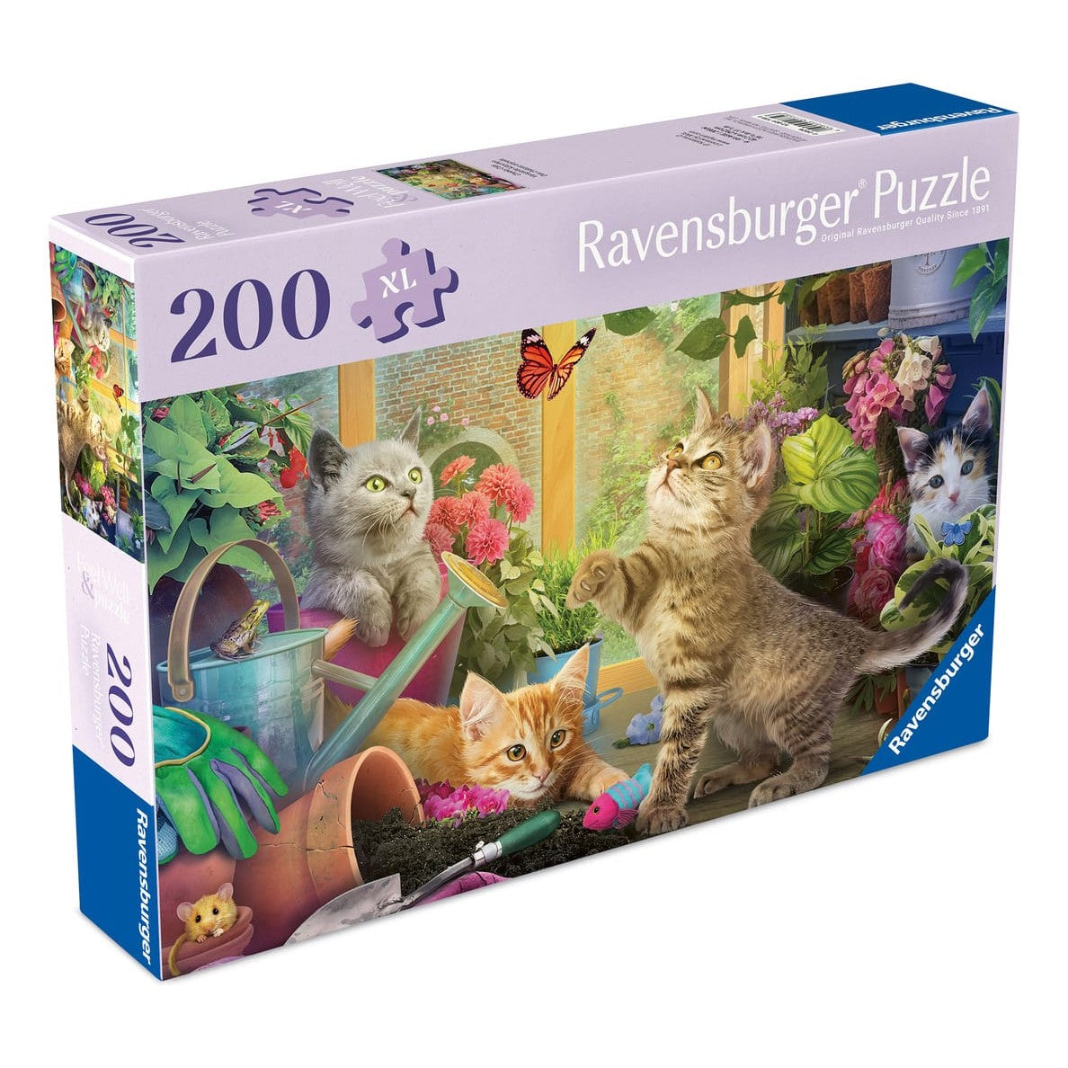 Ravensburger Playful Cats 200 Piece Jigsaw Puzzle For Cat Lovers Home Crafting Enjoyment 4005555017356