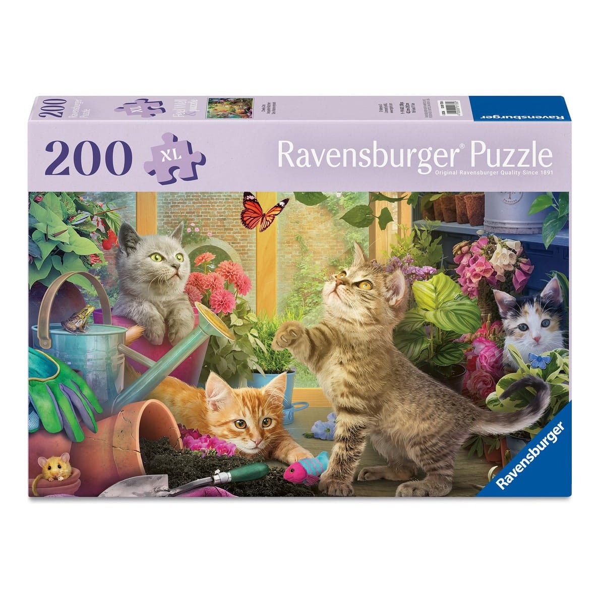 Ravensburger Playful Cats 200 Piece Jigsaw Puzzle For Cat Lovers Home Crafting Enjoyment 4005555017356