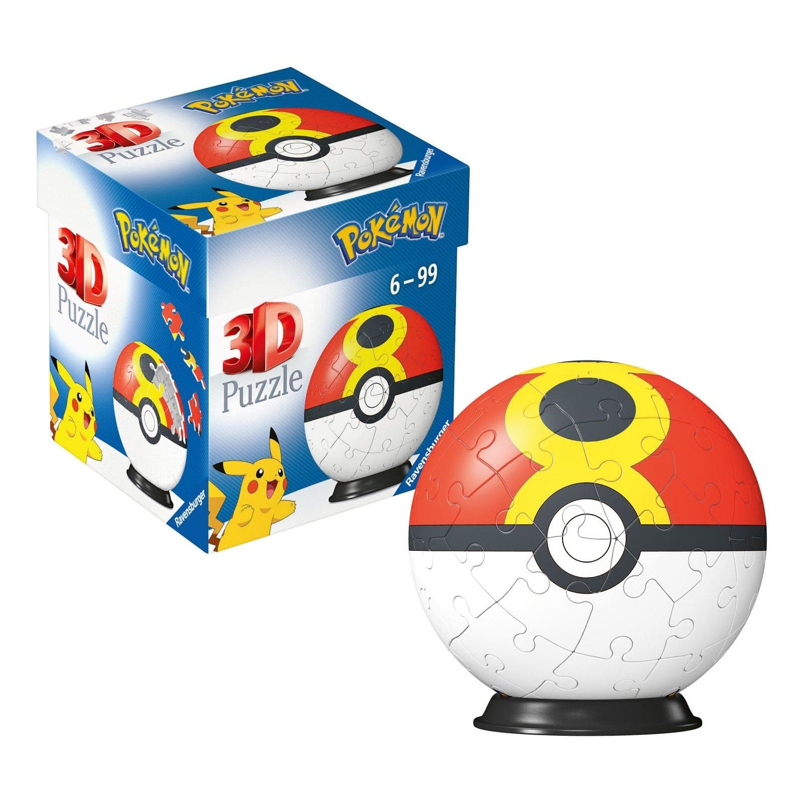 Ravensburger Pokemon Repeat Ball 3D Puzzle 54pc Set 4005556116287