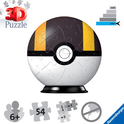 Ravensburger Pokemon Ultra Ball 54 Piece 3D Puzzle 4005556112661