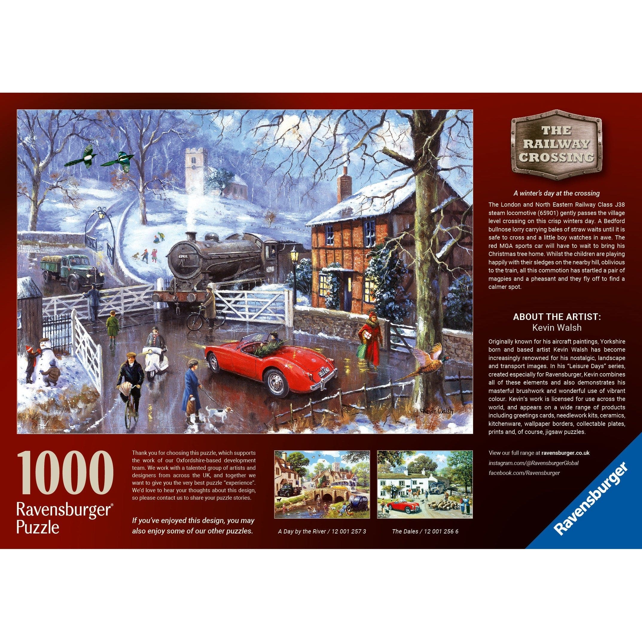 Ravensburger Railway Crossing 1000pc Jigsaw Puzzle 4005555012702