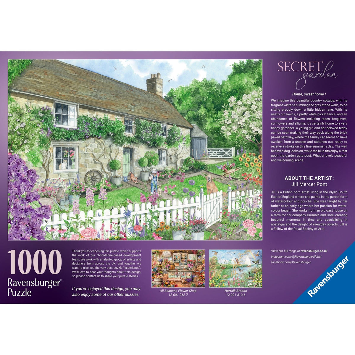 Ravensburger Secret Garden 1000pc Jigsaw Puzzle Adventure 4005555012634