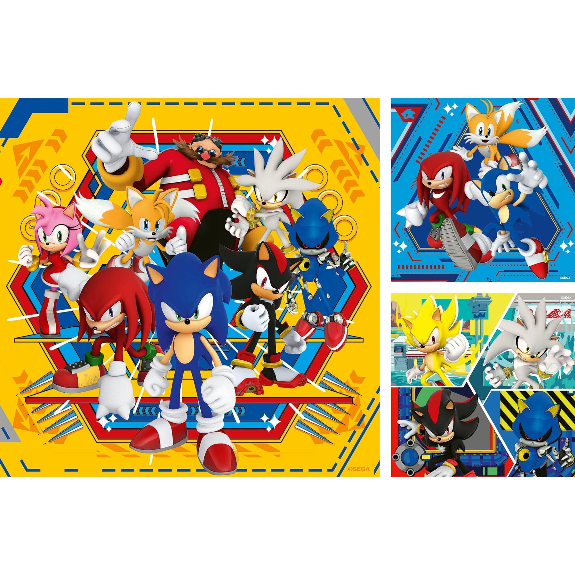 Ravensburger Sonic The Hedgehog 3x49pc Jigsaw Puzzle 4005555011330