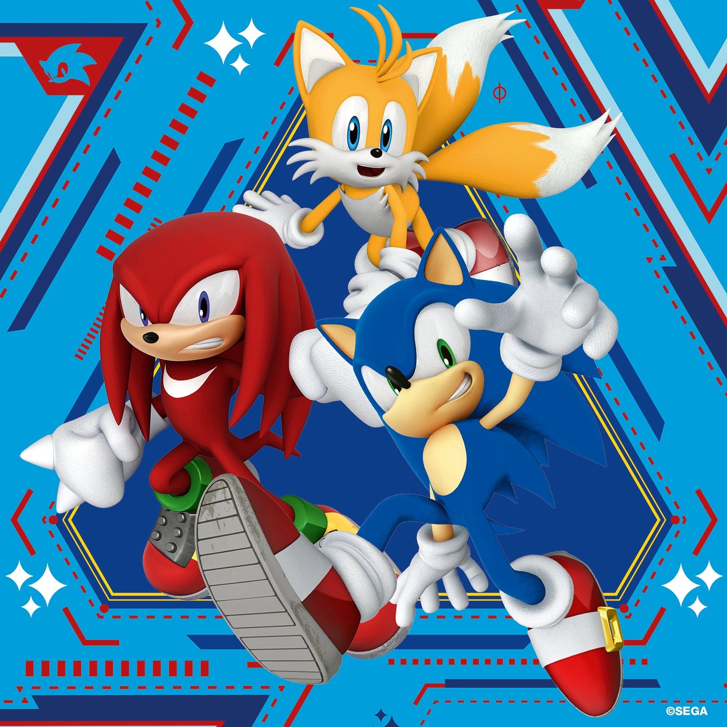 Ravensburger Sonic The Hedgehog 3x49pc Jigsaw Puzzle 4005555011330