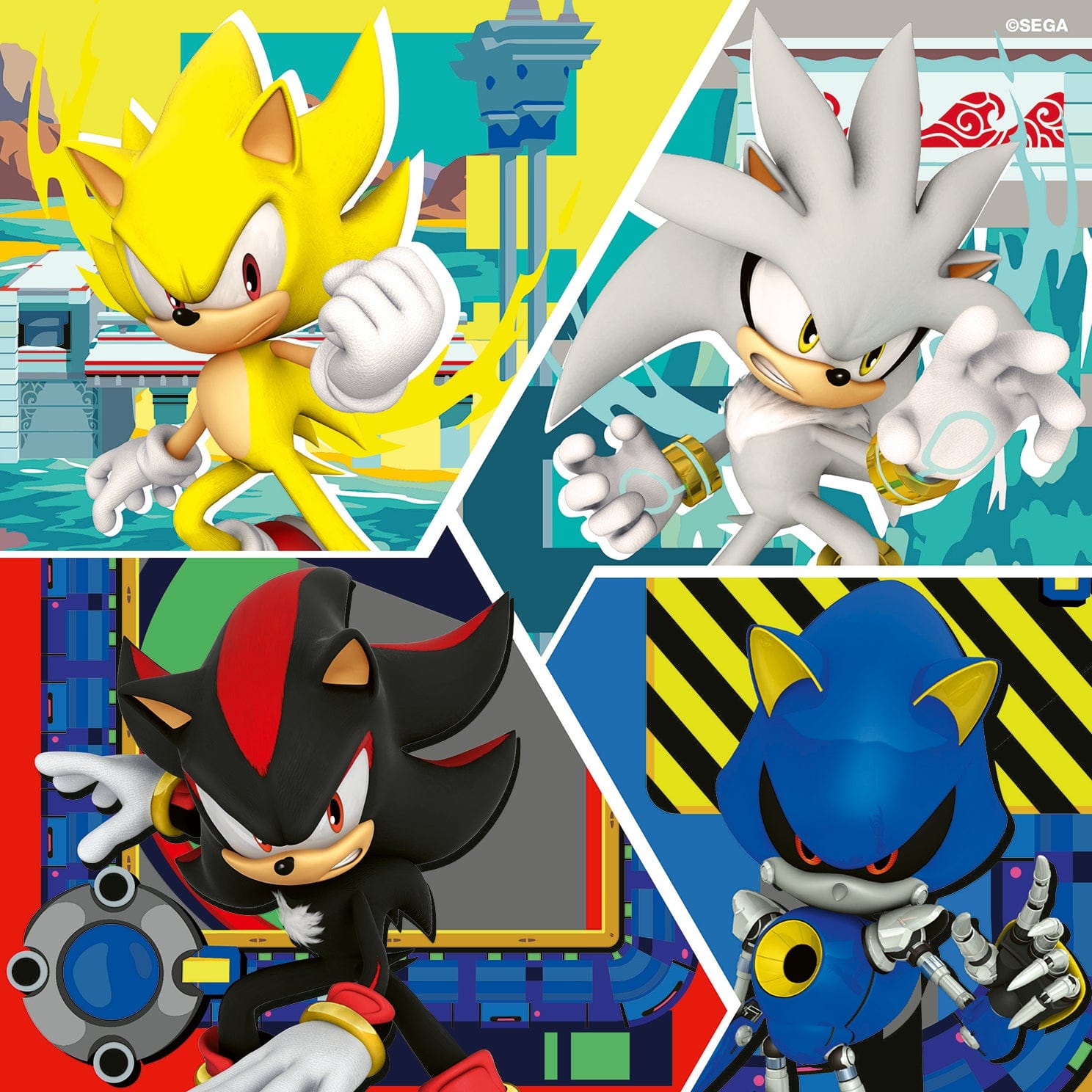 Ravensburger Sonic The Hedgehog 3x49pc Jigsaw Puzzle 4005555011330