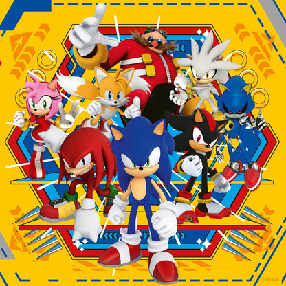 Ravensburger Sonic The Hedgehog 3x49pc Jigsaw Puzzle 4005555011330