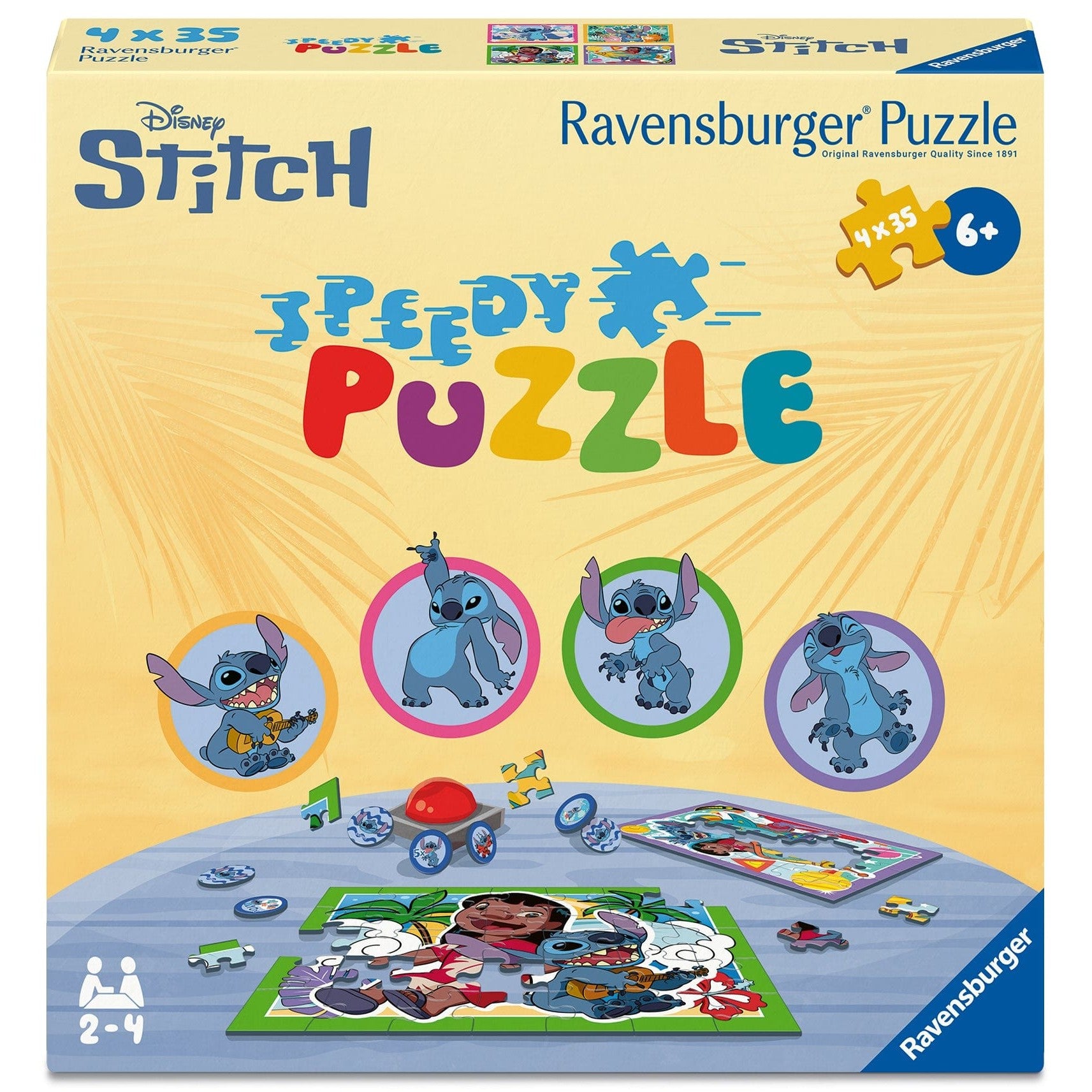 Ravensburger Speedy Puzzle Stitch 4x35 Piece Jigsaw Puzzle