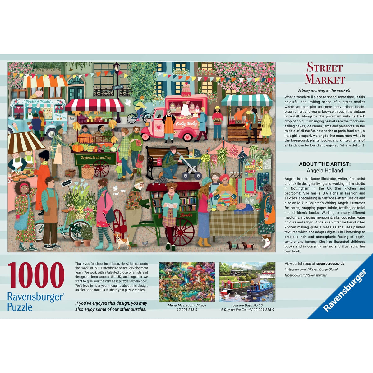 Ravensburger Street Market 1000pc Jigsaw Puzzle Adventure 4005555012603